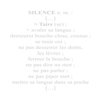 SILENCE