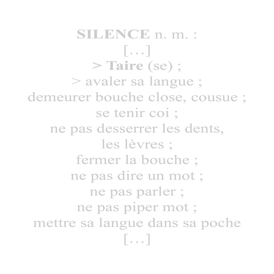 SILENCE