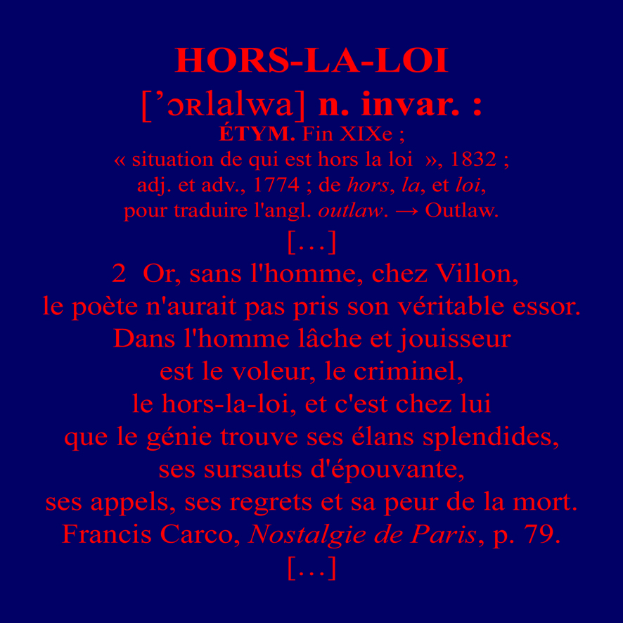 HORS-LA-LOI