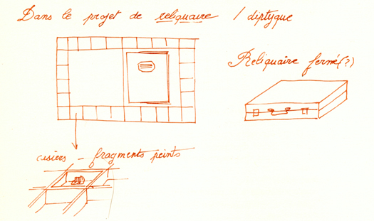 projet du reliquaire de la Jeune Fille Recluse