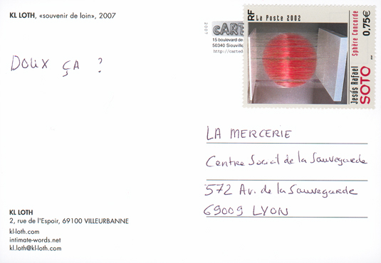 carte postale de loin pour  La Mercerie